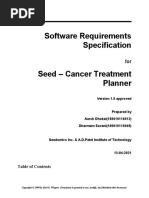 Software Requirements Specification: Version 1.0 Approved