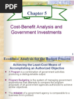 Cost-Benefit Analysis and Government Investments