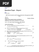 Livestock and Poultry Production Management