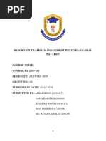 Report On Traffic Management Policies