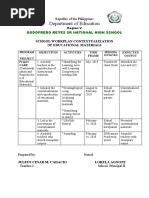 Department of Education: Godofredo Reyes SR National High School