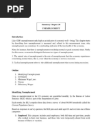 Summary Chapter 28 Unemployment: Current Population Survey