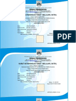 Sertifikat Kelulusan PAUD Darussalam 2021