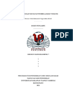 Pelaksanaan Kegiatan Pembelajaran Tematik