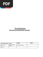 13.-Procedimiento de Revision de Herramientas Mensual