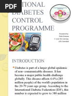 National Diabetes Control Programme