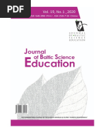 Journal of Baltic Science Education, Vol. 19, No. 1, 2020