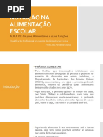 NUTRIÇÃO NA ALIMENTAÇÃO ESCOLAR - Aula02