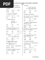 Algebra Ii Admision Unu