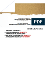 Determinación de Carbohidratos, Proteinas PRACTICA DE LABORATORIO