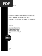 Configuring VMware Vsphere Software iSCSI With Dell EqualLogic PS Series Storage