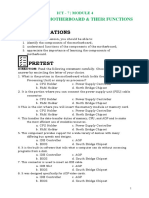 Module 4 - Parts of The Motherboard and Their Functions