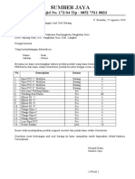 Surat Asal Usul Barang PVC