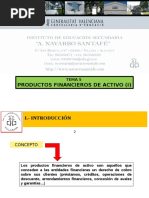 Tema5. Productos Financieros de Activo (I)