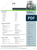 Valaris 123: Primary Rig Characteristics Capacities