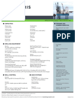 Valaris Norway: Primary Rig Characteristics Capacities