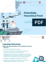 Potentially Hazardous Food: HTM102-Risk Management