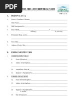 Refund of NHF Contribution Form