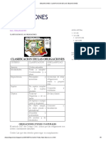 Obligaciones - Clasificacion de Las Obligaciones