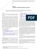 Portland-Cement Content of Hardened Hydraulic-Cement Concrete