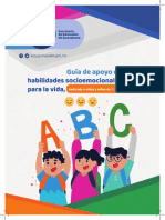 Guía de Apoyo en Habilidades Socioemocionales para La Vida, Dedicada A Niñas y Niños de 1°, 2° y 3° de Primaria CALIDAD.