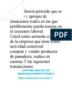 Taller Cuentas T