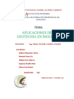 Geotecnia: Aplicaciones de La Geotecnia en Ingenieria