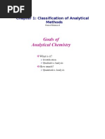 Chapter 1: Classification of Analytical Methods: Naaimat Muhammed