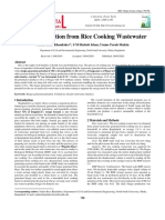 Biogas Generation From Rice Cooking Wastewater