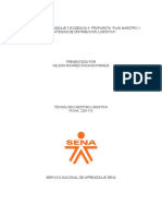 Actividad de Aprendizaje 5 Evidencia 6: Propuesta "Plan Maestro Y Estrategias de Distribución Logística"