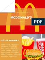 Mcdonald'S: CRM Assignment