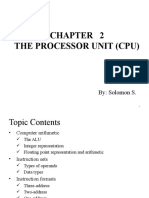 The Processor Unit (Cpu) : By: Solomon S