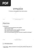 EPPM2033 E W2 SEM3 20202021 Theories of International Trade