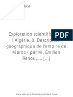 Exploration Scientifique de L'algérie 8 (... ) Renou Émilien Bpt6k1037743