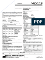 Enzymatic Creatinine: Reagent/ Product Code: Product Code: Product Code: Description Component 11420002 11420003 11420004