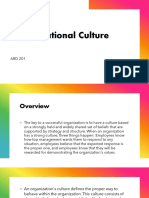 Organizational Culture