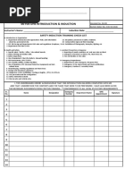 06-F03 Ohs Introduction & Induction: Safety Induction Training Check-List