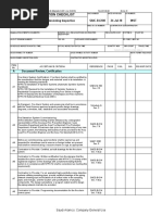 Saudi Aramco Inspection Checklist: Fire Alarm System - Pre-Commissioning Inspection SAIC-B-6108 24-Jul-18 Inst