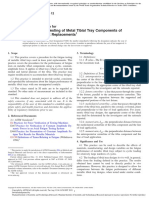 Cyclic Fatigue Testing of Metal Tibial Tray Components of Total Knee Joint Replacements