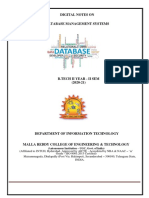 Database Management Systems (R15a0509)