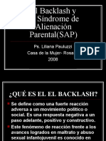 El Backlash y El SAP Por Liliana Paluzzi