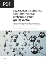 Digitization, Automation, and Online Testing: Embracing Smart Quality Control