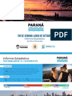 Parana Informe Turístico Fin de Semana Largo