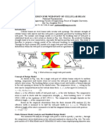 Buckling Design For Web-Post of Cellular Beam