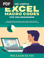 120+ Useful Excel Macro Codes For VBA Beginners