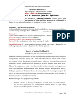 B.Pharmacy-4 Semester (New PCI Syllabus) : Drug Acting On Central Nervous System