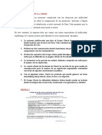 Real Analisis de La Crisis Que Tuvo La Empresa Gloria en El Año 2017