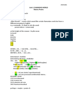 Unit 1 Changing World Machu Picchu Vocabulary: Engleză Cls. A IX-a A 29.09.2021