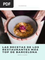 Ebook Recetas Restaurantes BCN - Mantel A Cuadros