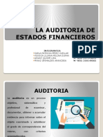 La Auditoria de Estados Financieros